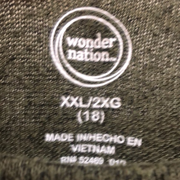Wonder Nation green sweater size 18 - Picture 2 of 4